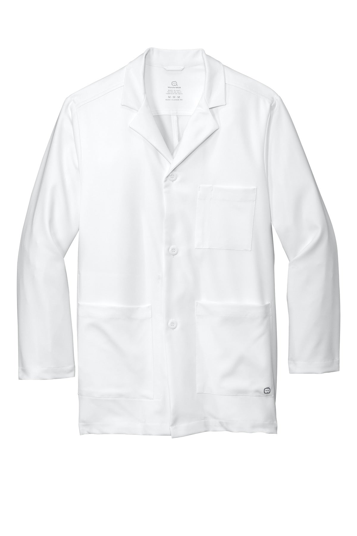 Wink Men's Consultation Lab Coat - White
