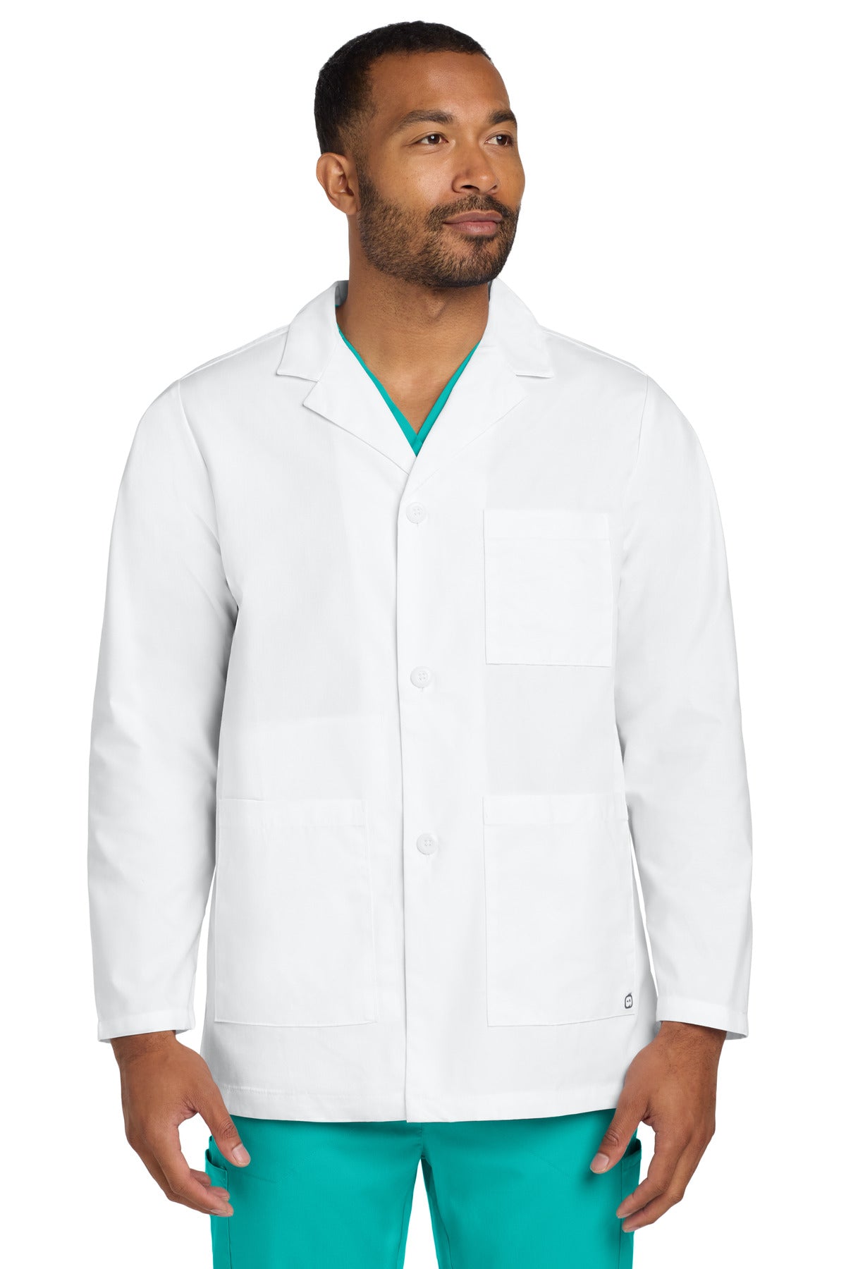 Wink Men's Consultation Lab Coat - White