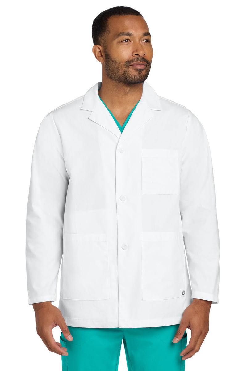 Wink Men's Consultation Lab Coat - White