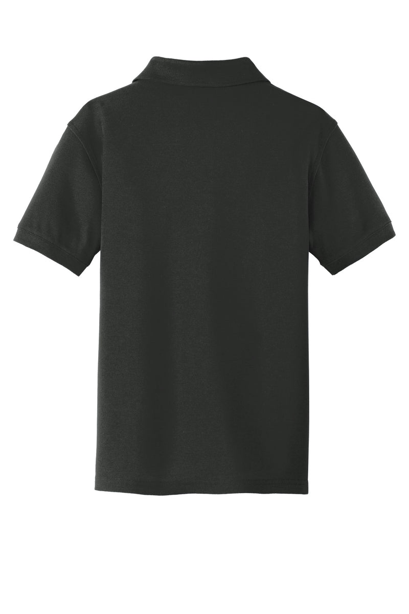 Port Authority Youth Core Classic Pique Polo - Deep Black