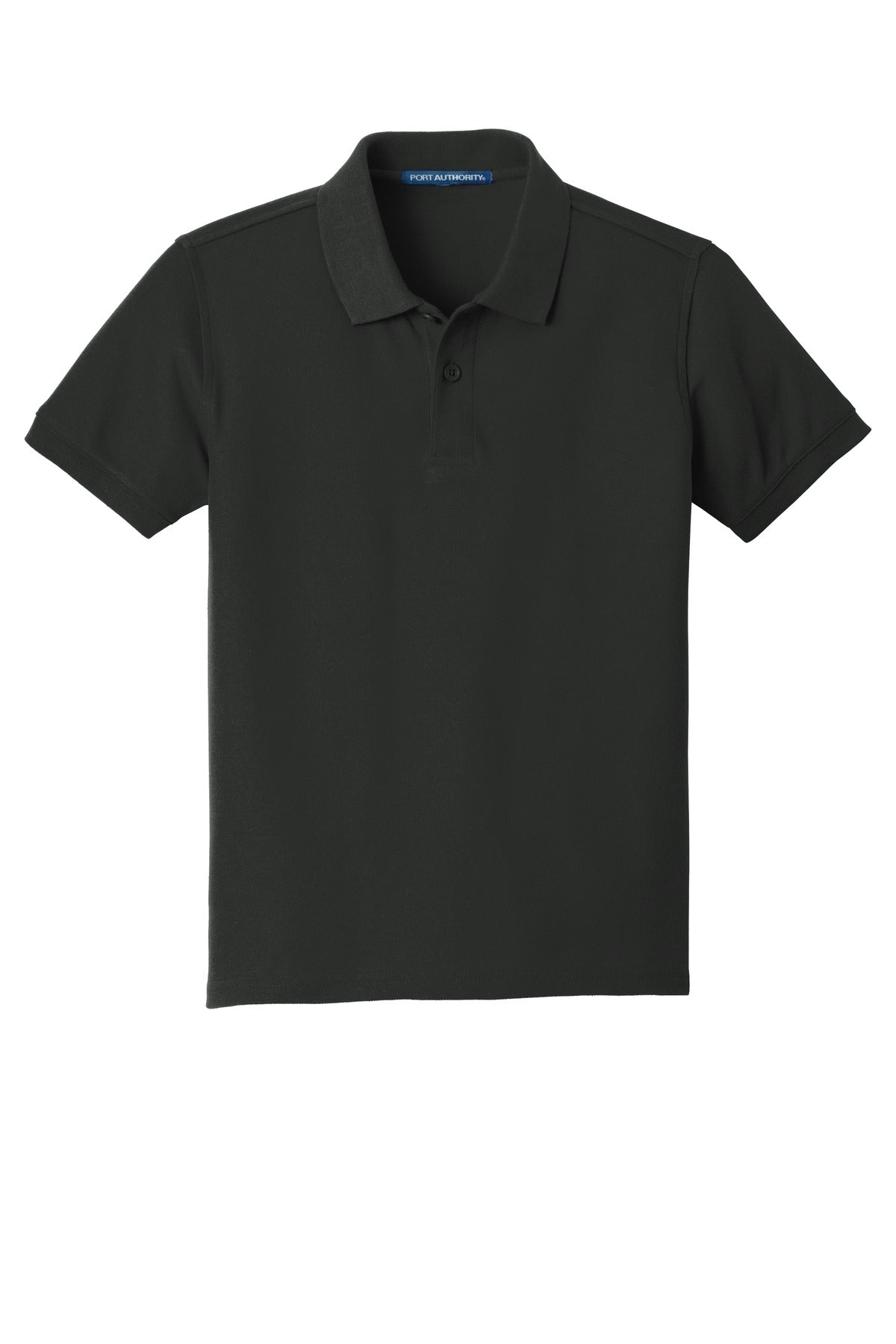 Port Authority Youth Core Classic Pique Polo - Deep Black