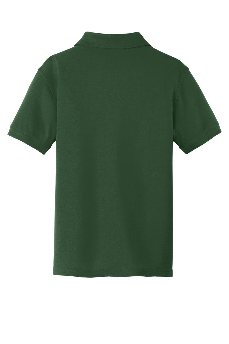 Port Authority Youth Core Classic Pique Polo - Deep Forest Green