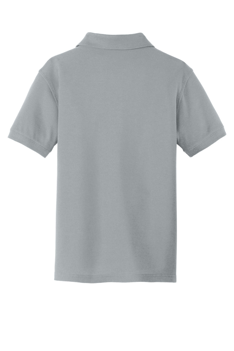 Port Authority Youth Core Classic Pique Polo - Gusty Grey