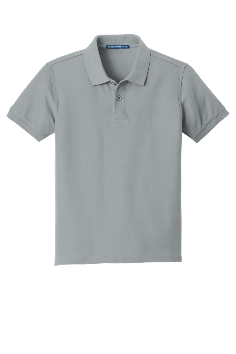 Port Authority Youth Core Classic Pique Polo - Gusty Grey