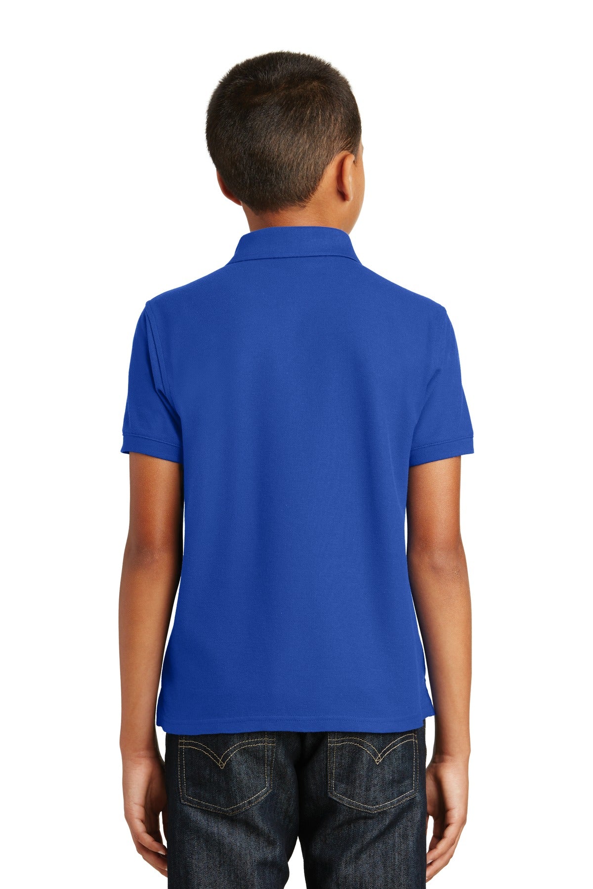 Port Authority Youth Core Classic Pique Polo - True Royal