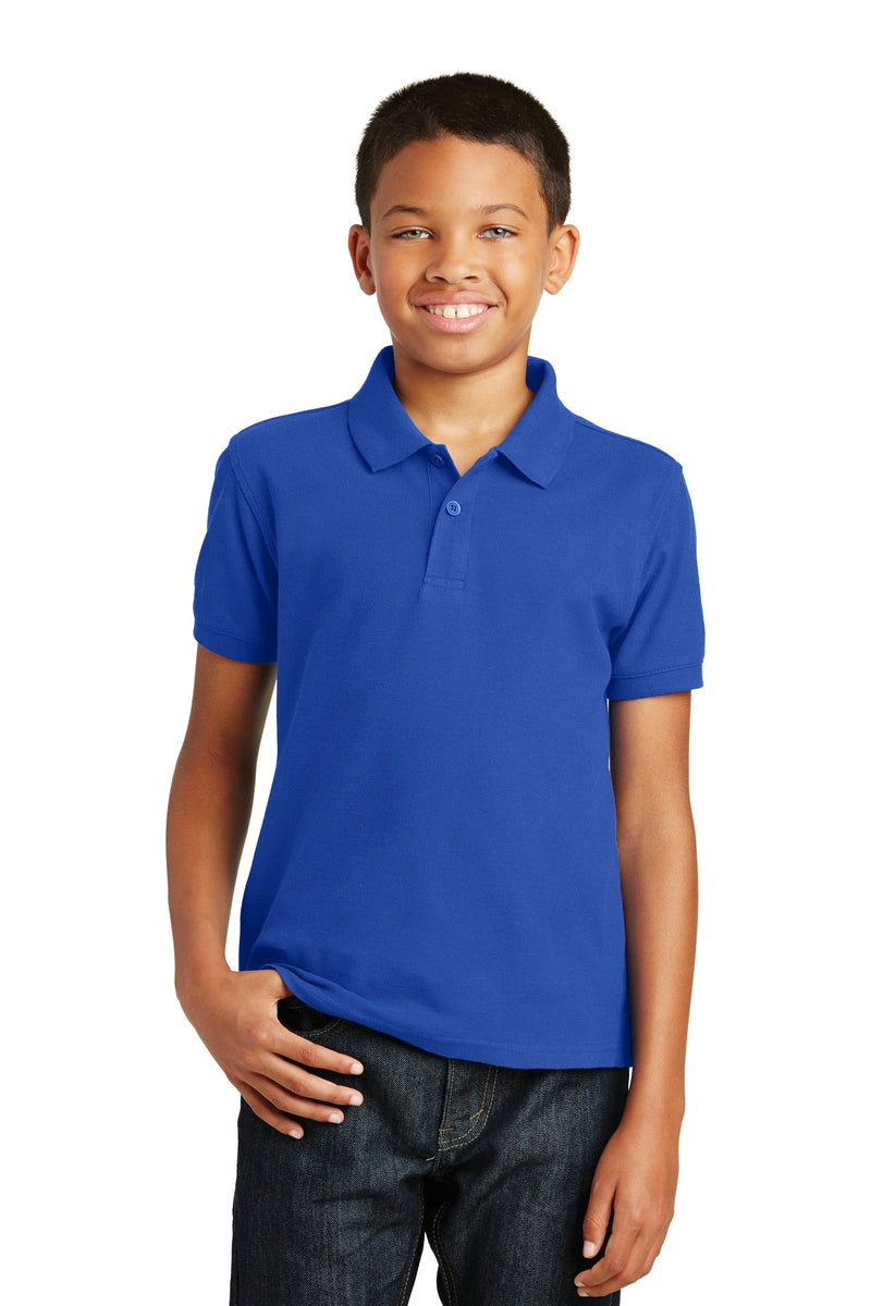 Port Authority Youth Core Classic Pique Polo - True Royal