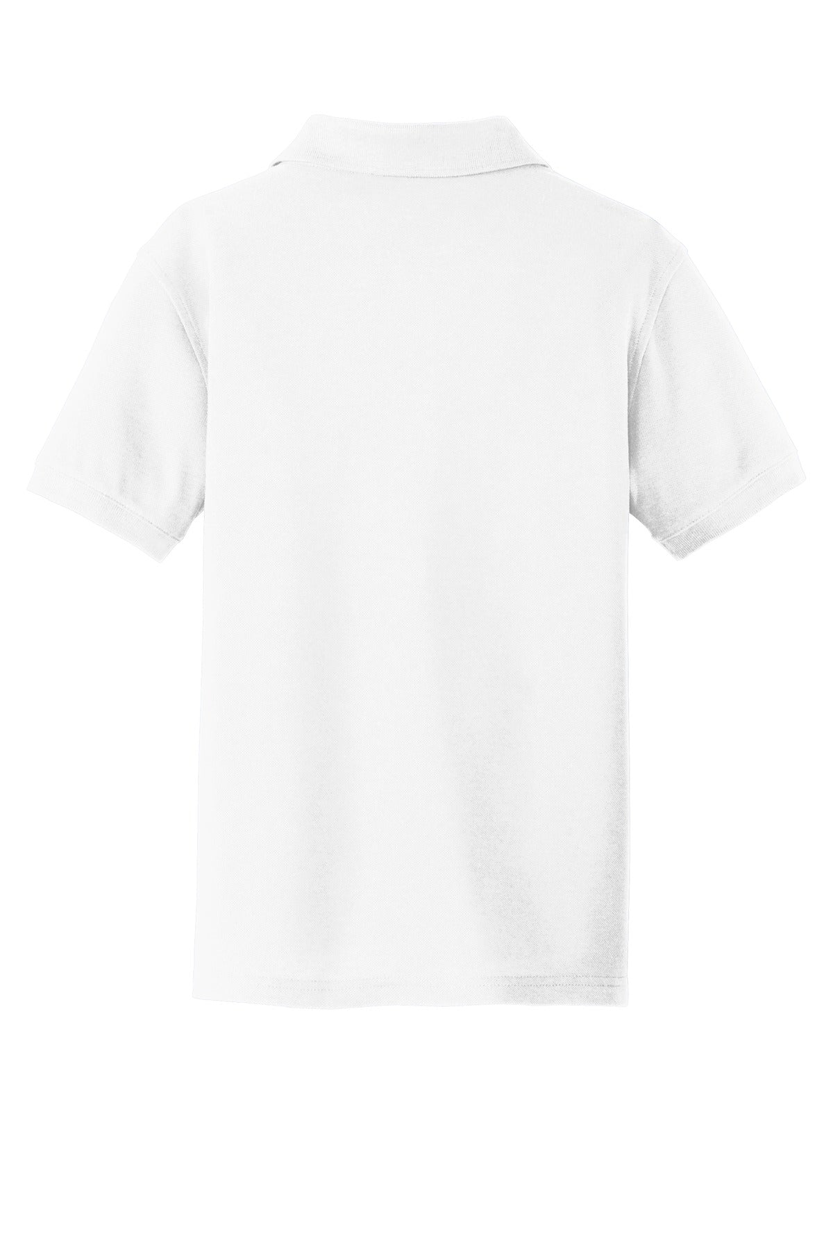 Port Authority Youth Core Classic Pique Polo - White