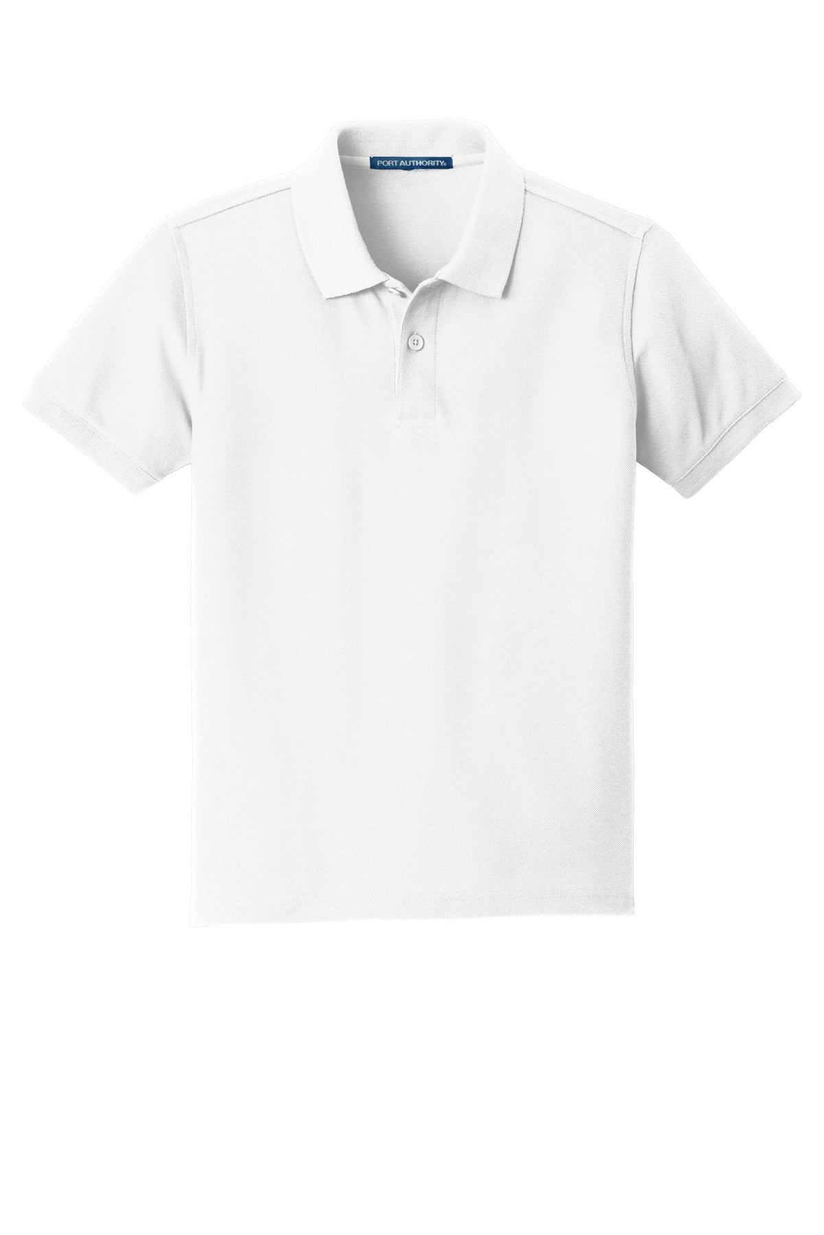 Port Authority Youth Core Classic Pique Polo - White