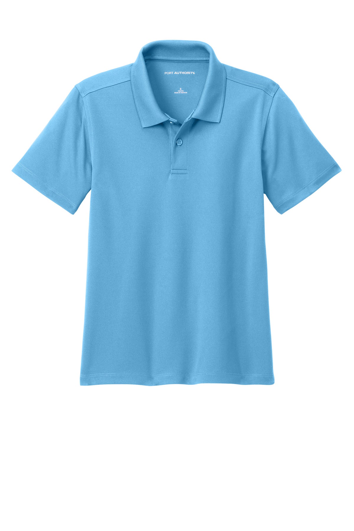 Port Authority Youth Dry Zone UV Micro-Mesh Polo - Carolina Blue