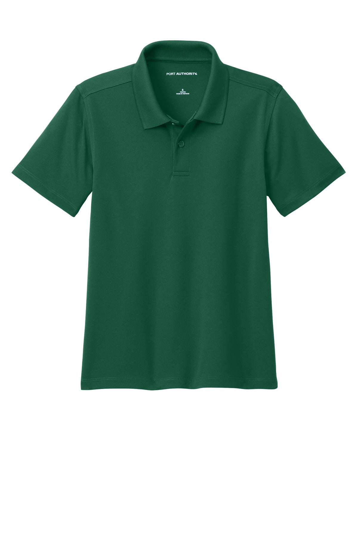 Port Authority Youth Dry Zone UV Micro-Mesh Polo - Deep Forest Green