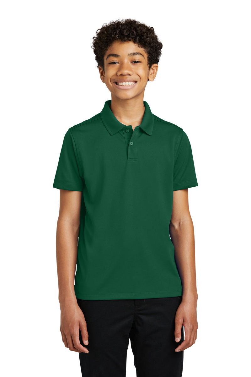 Port Authority Youth Dry Zone UV Micro-Mesh Polo - Deep Forest Green