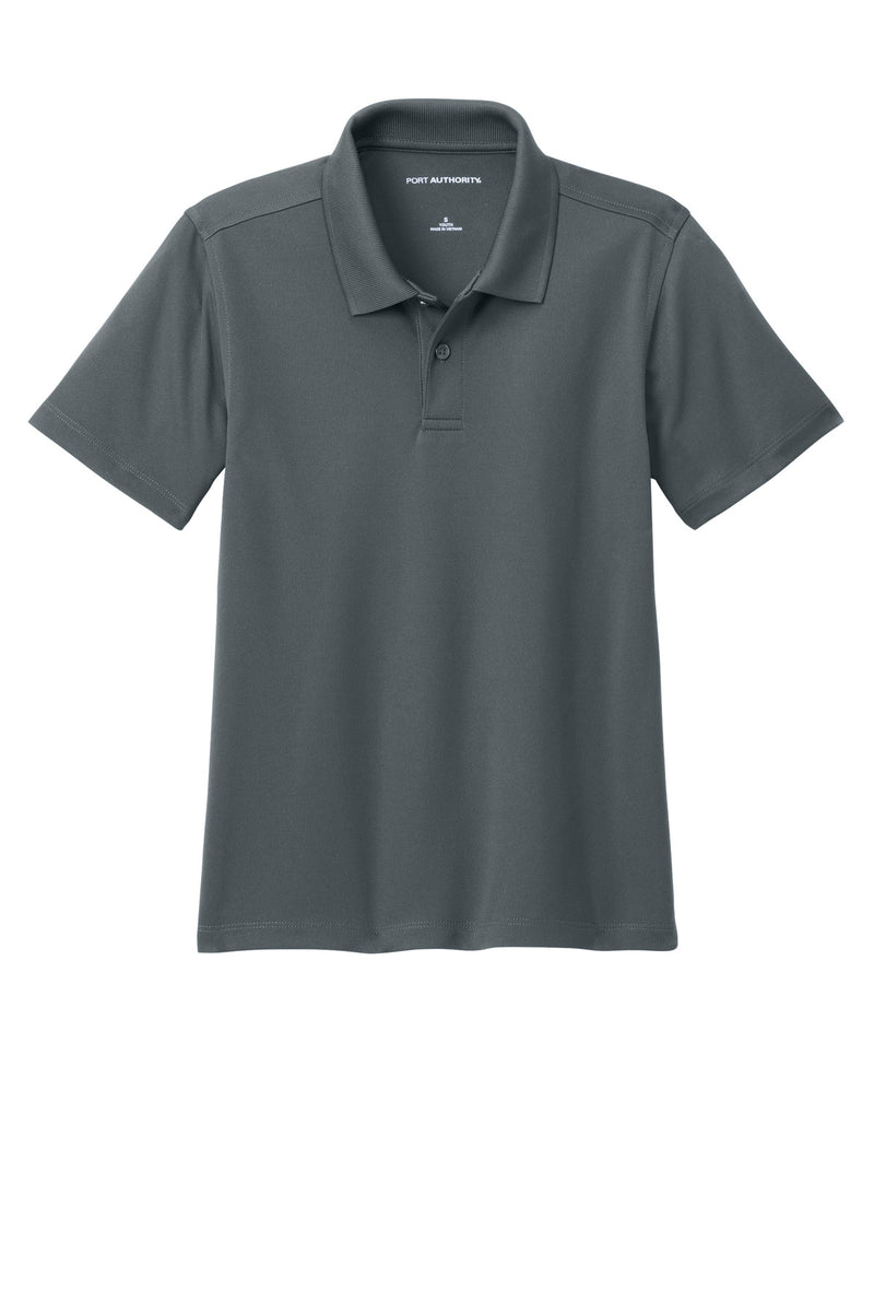 Port Authority Youth Dry Zone UV Micro-Mesh Polo - Graphite
