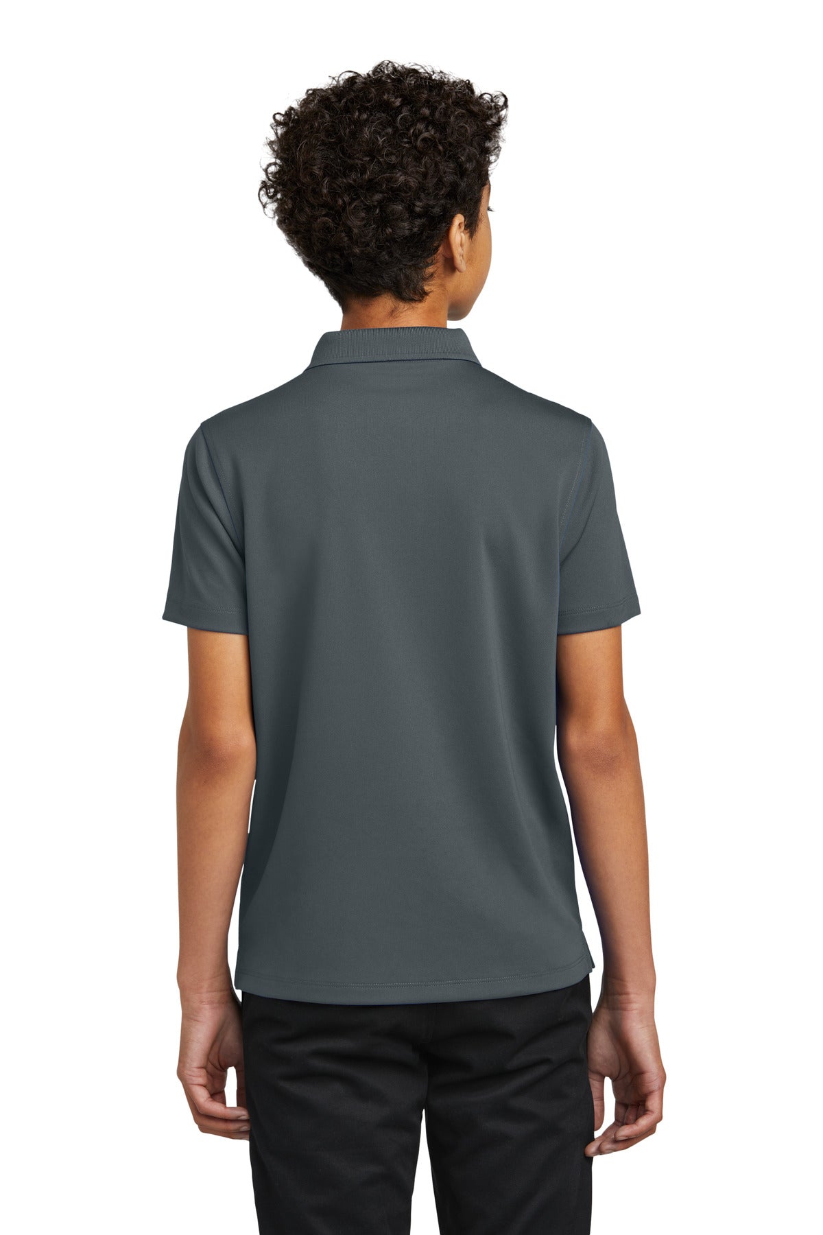 Port Authority Youth Dry Zone UV Micro-Mesh Polo - Graphite