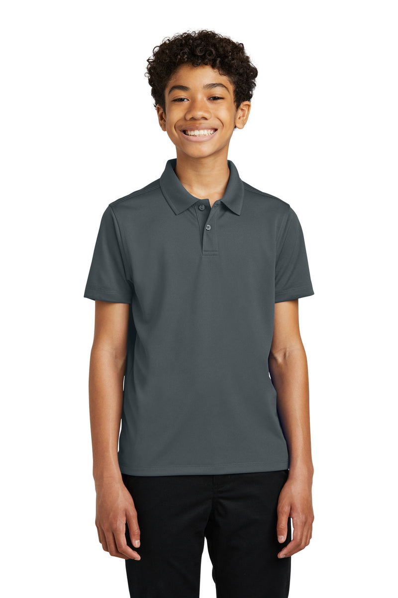 Port Authority Youth Dry Zone UV Micro-Mesh Polo - Graphite