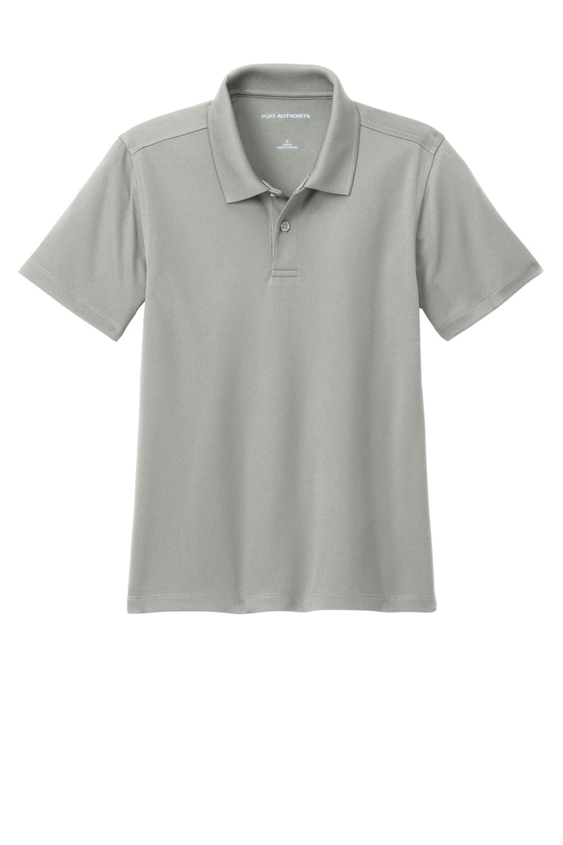 Port Authority Youth Dry Zone UV Micro-Mesh Polo - Gusty Grey