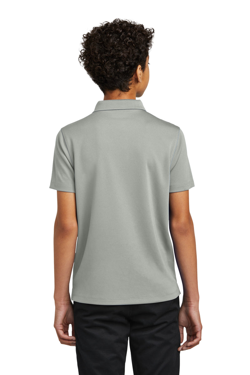 Port Authority Youth Dry Zone UV Micro-Mesh Polo - Gusty Grey