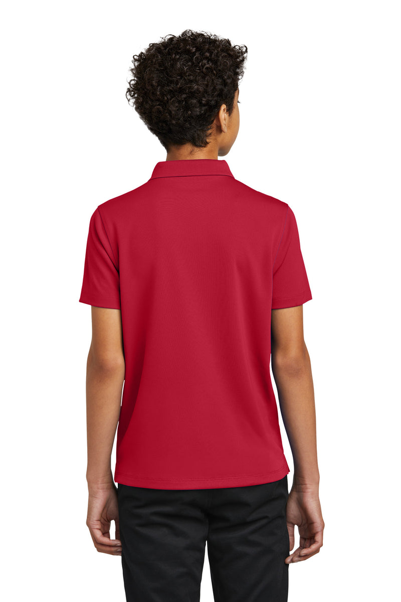 Port Authority Youth Dry Zone UV Micro-Mesh Polo - Rich Red