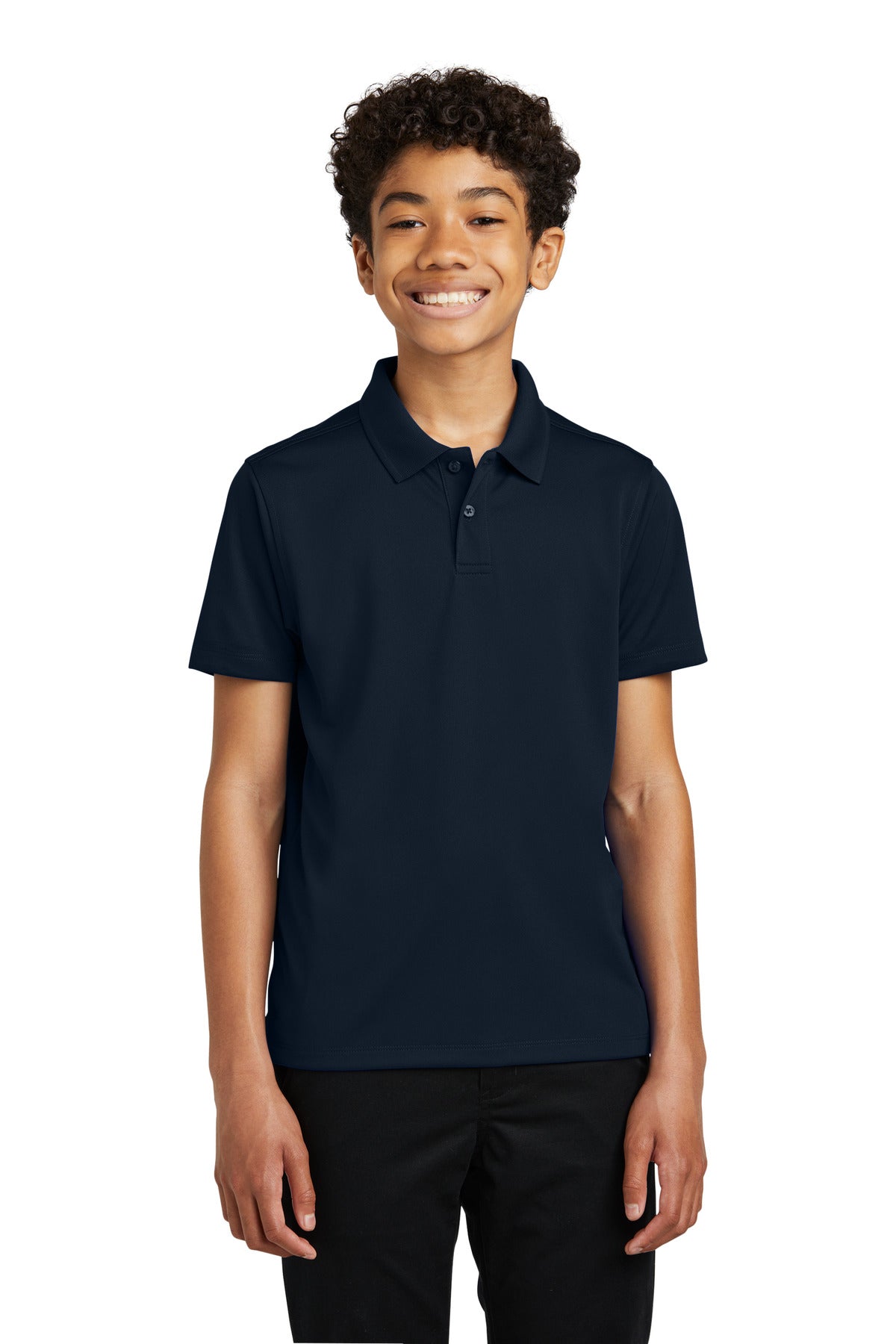 Port Authority Youth Dry Zone UV Micro-Mesh Polo - River Blue Navy