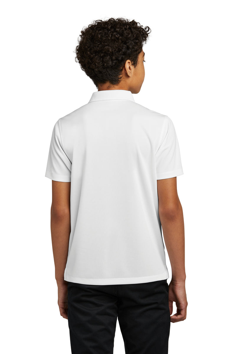 Port Authority Youth Dry Zone UV Micro-Mesh Polo - White