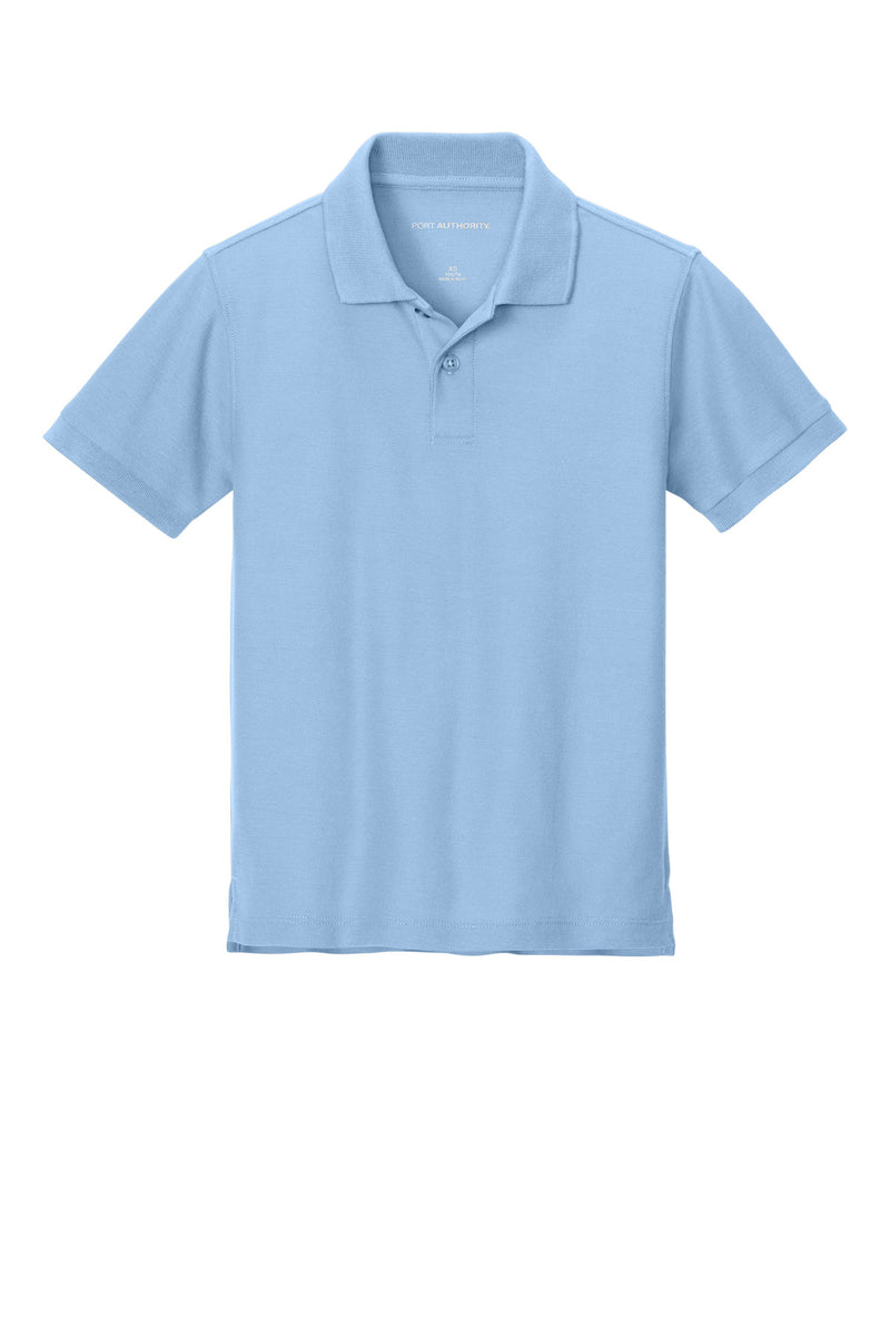 Port Authority Youth Wearever Signature Pique Polo - Cloud Blue