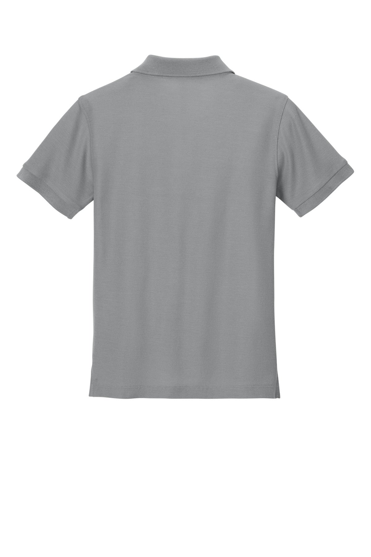Port Authority Youth Wearever Signature Pique Polo - Gusty Grey