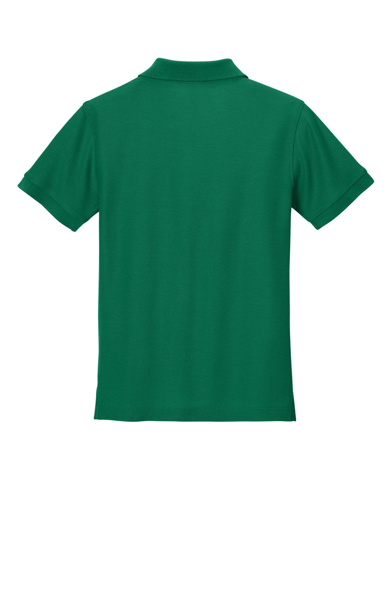 Port Authority Youth Wearever Signature Pique Polo - Kelly Green