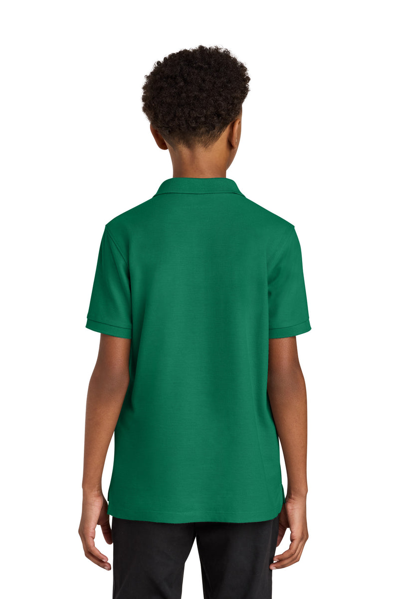 Port Authority Youth Wearever Signature Pique Polo - Kelly Green