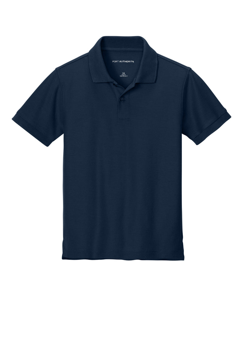 Port Authority Youth Wearever Signature Pique Polo - River Blue Navy