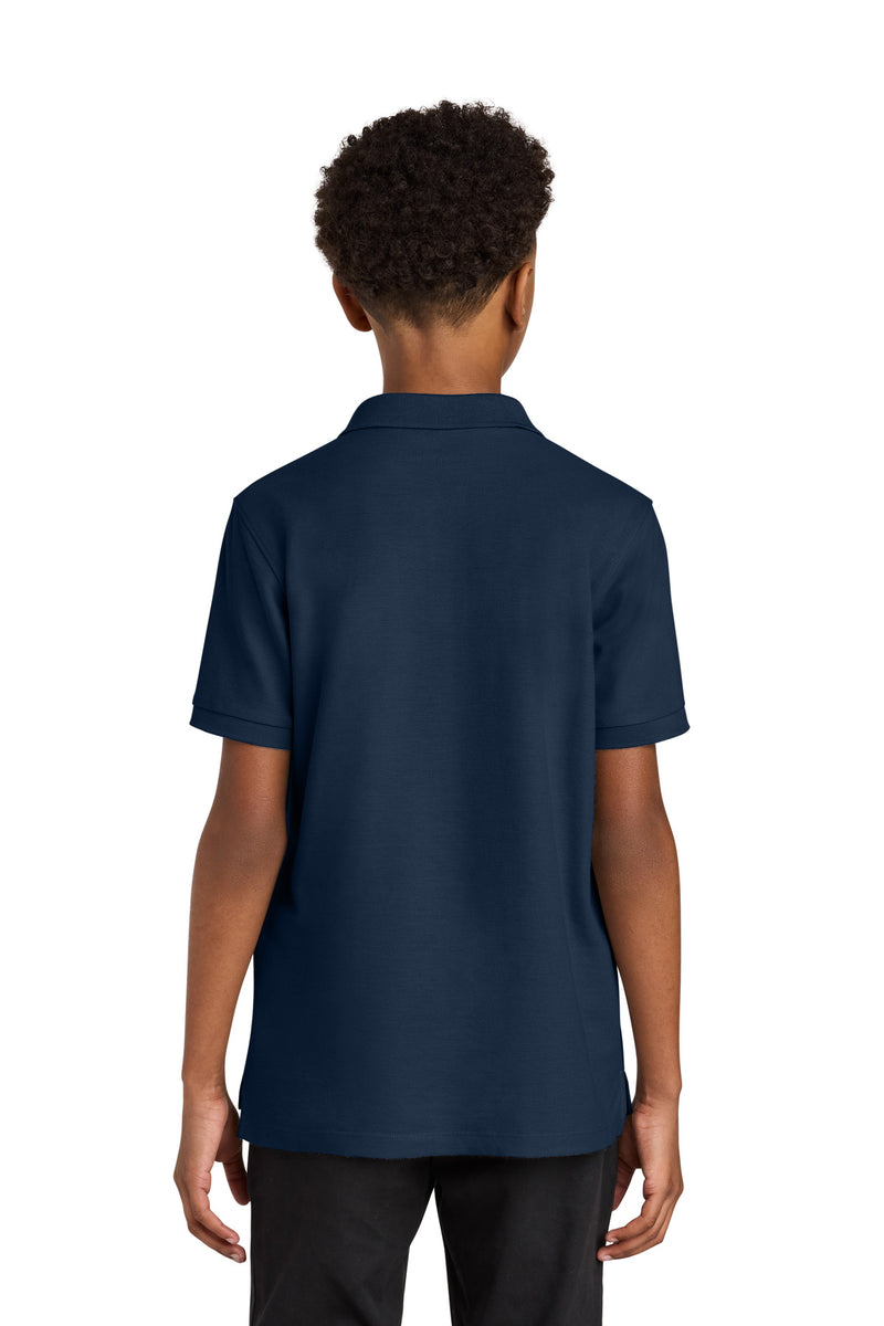 Port Authority Youth Wearever Signature Pique Polo - River Blue Navy