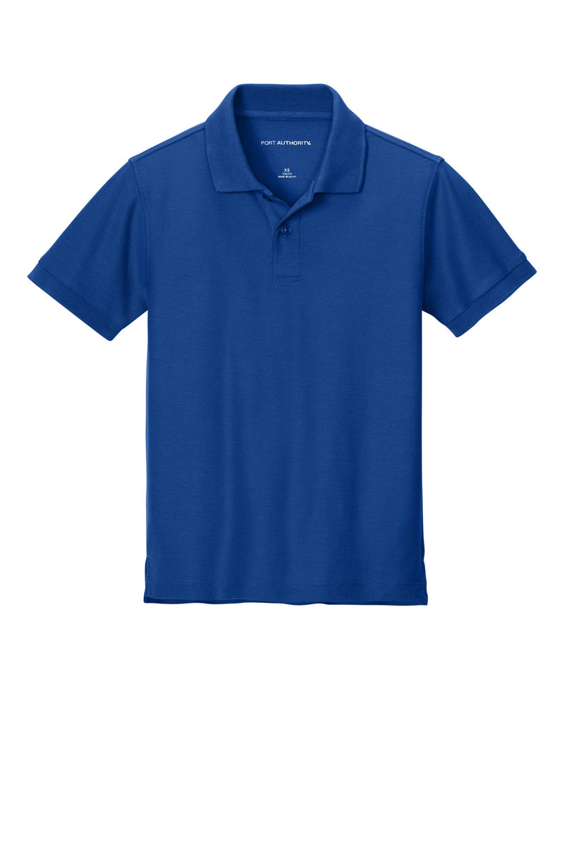 Port Authority Youth Wearever Signature Pique Polo - True Royal