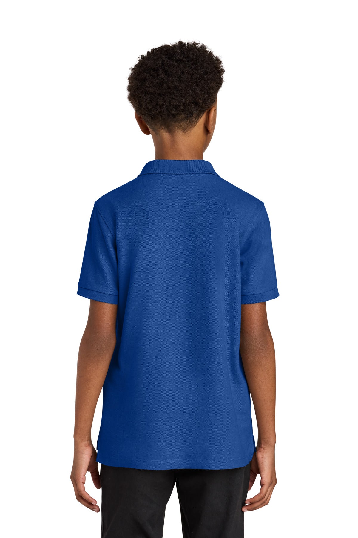 Port Authority Youth Wearever Signature Pique Polo - True Royal
