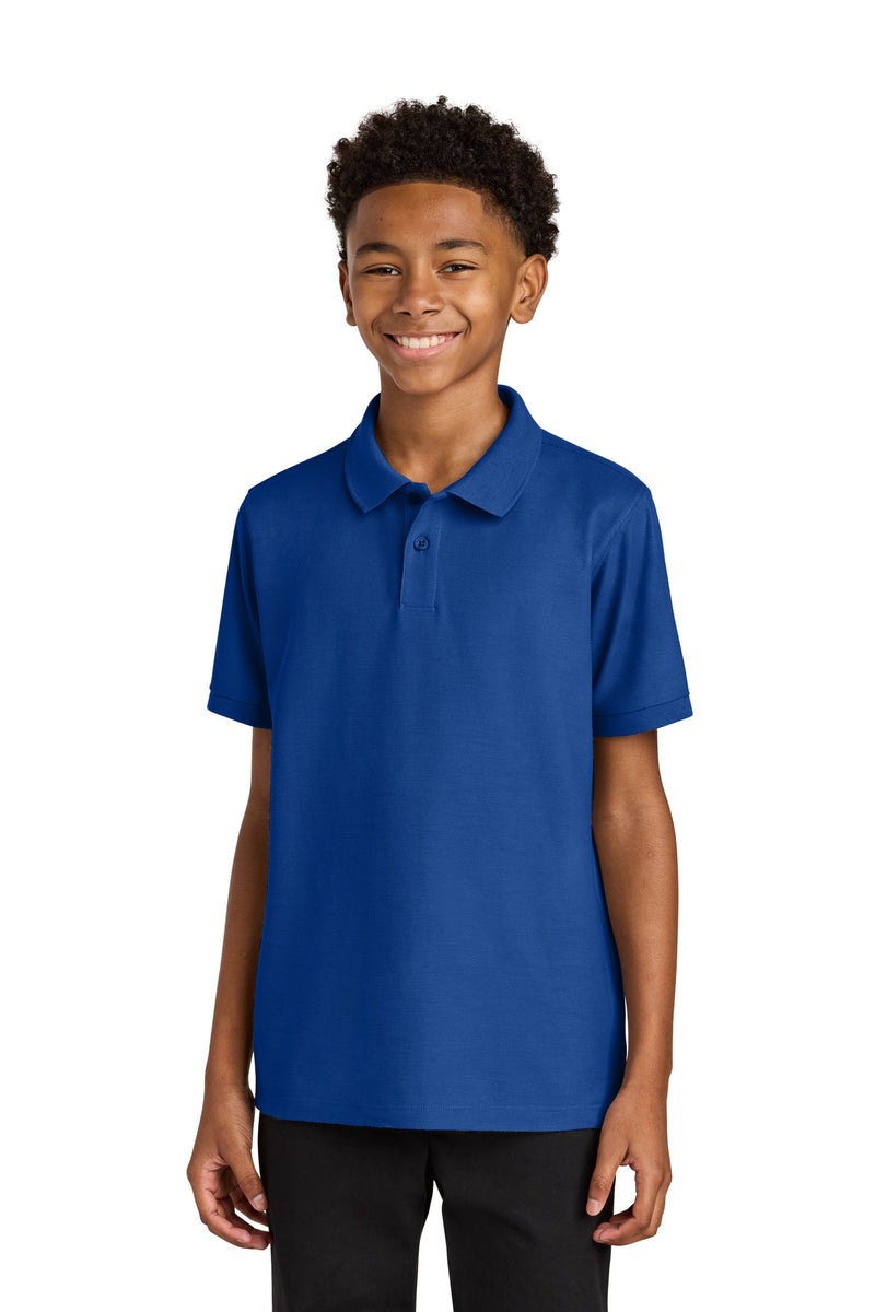 Port Authority Youth Wearever Signature Pique Polo - True Royal