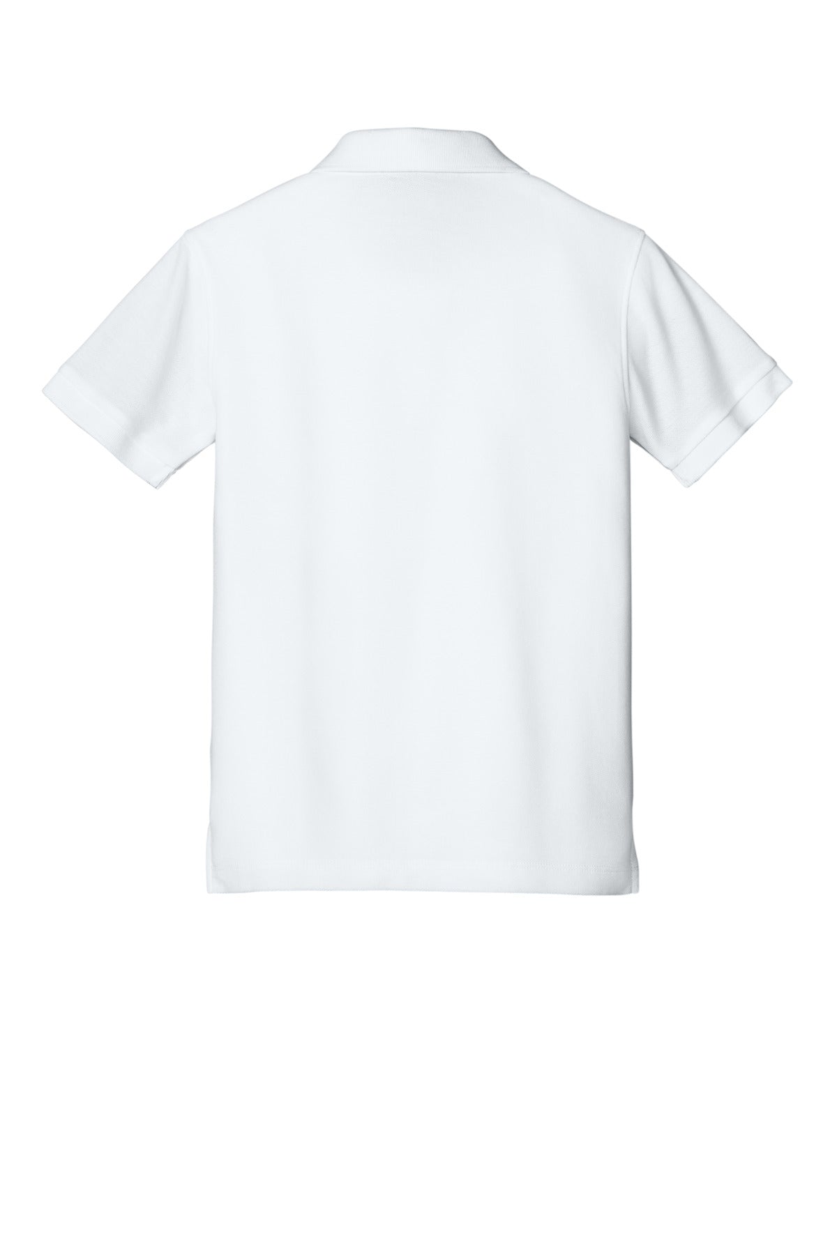 Port Authority Youth Wearever Signature Pique Polo - White