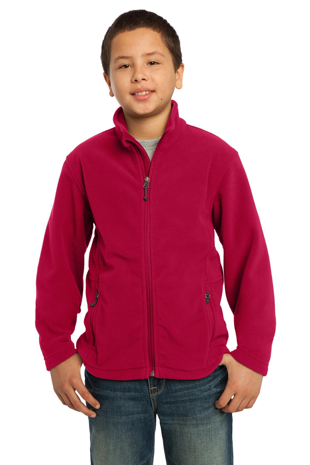 Port Authority Youth Value Fleece Jacket - True Red