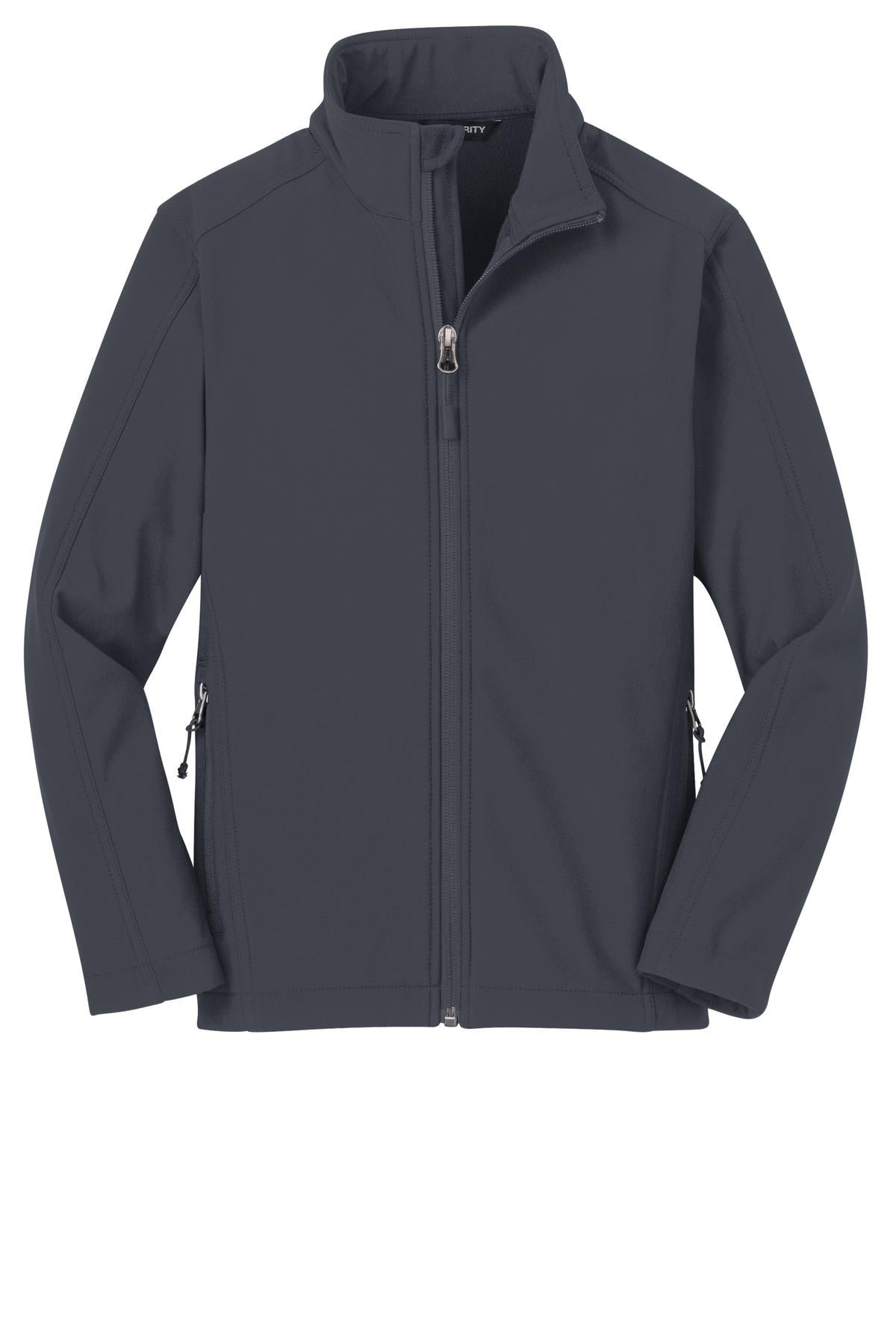 Port Authority Youth Core Soft Shell Jacket - Battleship Grey