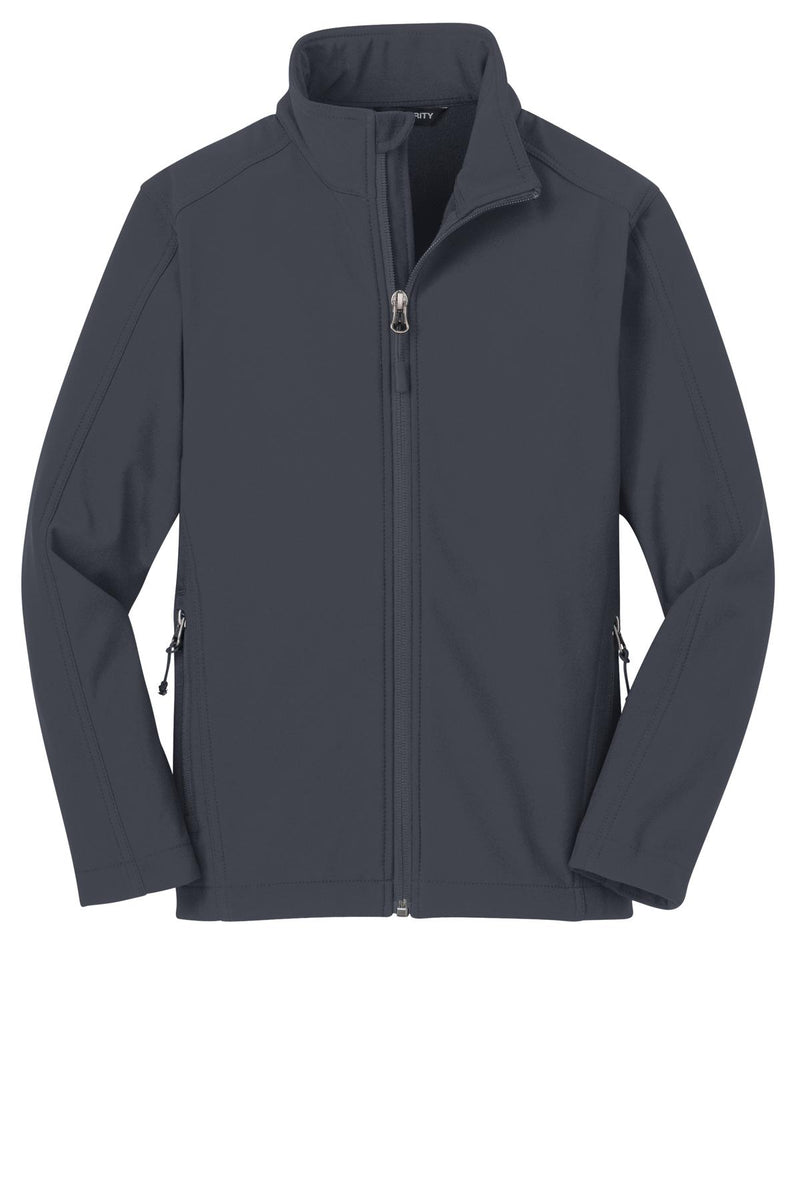 Port Authority Youth Core Soft Shell Jacket - Battleship Grey