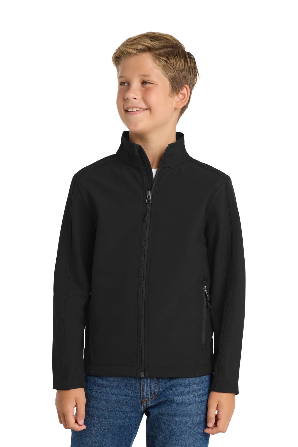 Port Authority Youth Core Soft Shell Jacket - Black