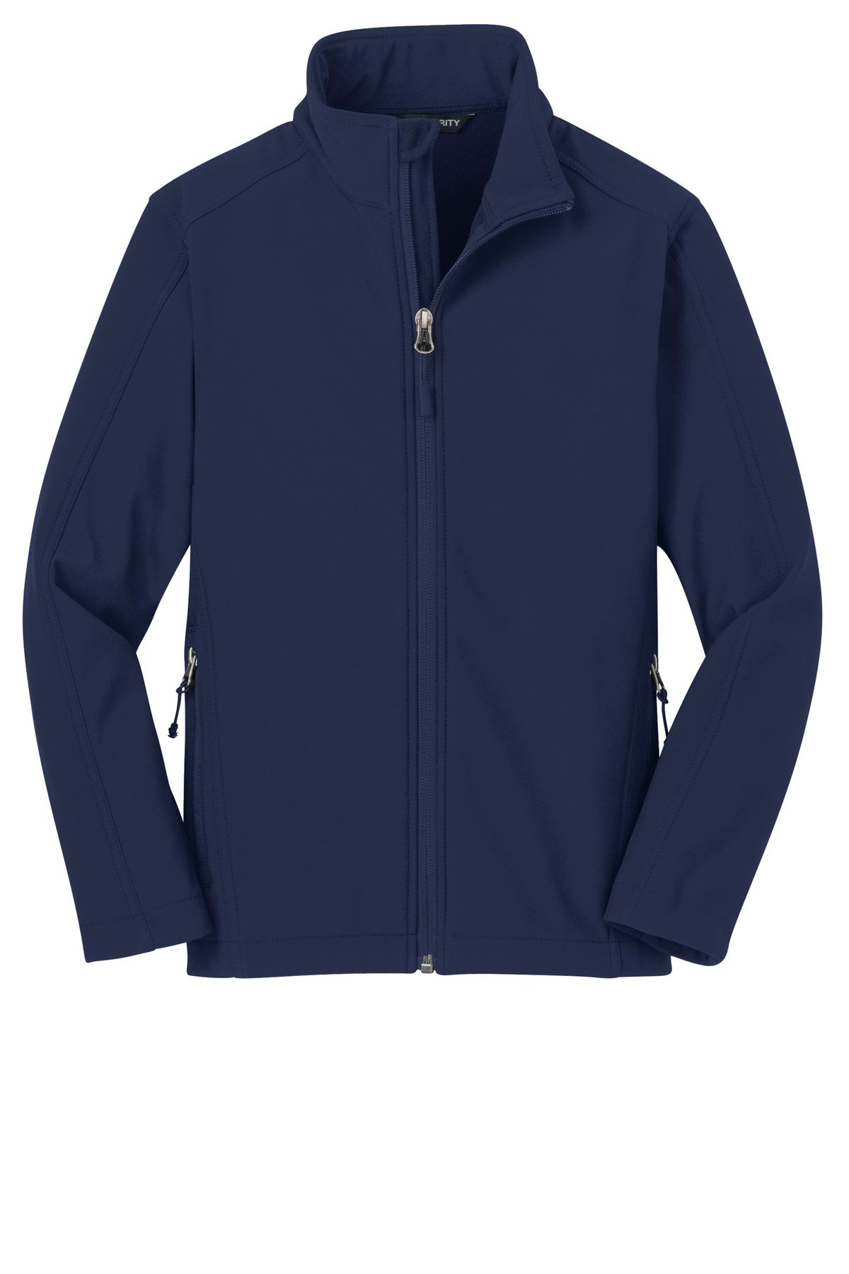 Port Authority Youth Core Soft Shell Jacket - Dress Blue Navy