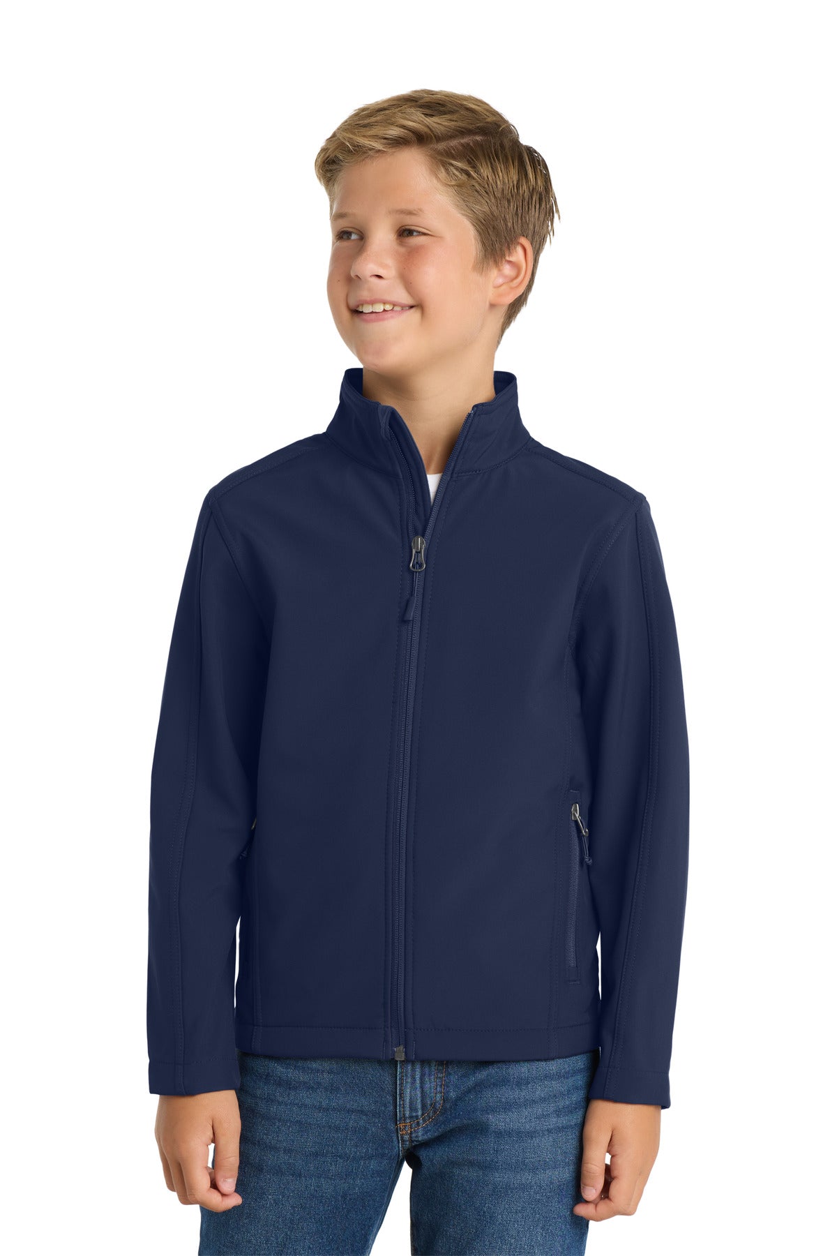 Port Authority Youth Core Soft Shell Jacket - Dress Blue Navy