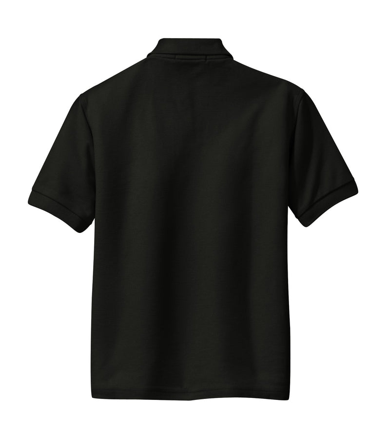 Port Authority Youth Silk Touch Polo - Black