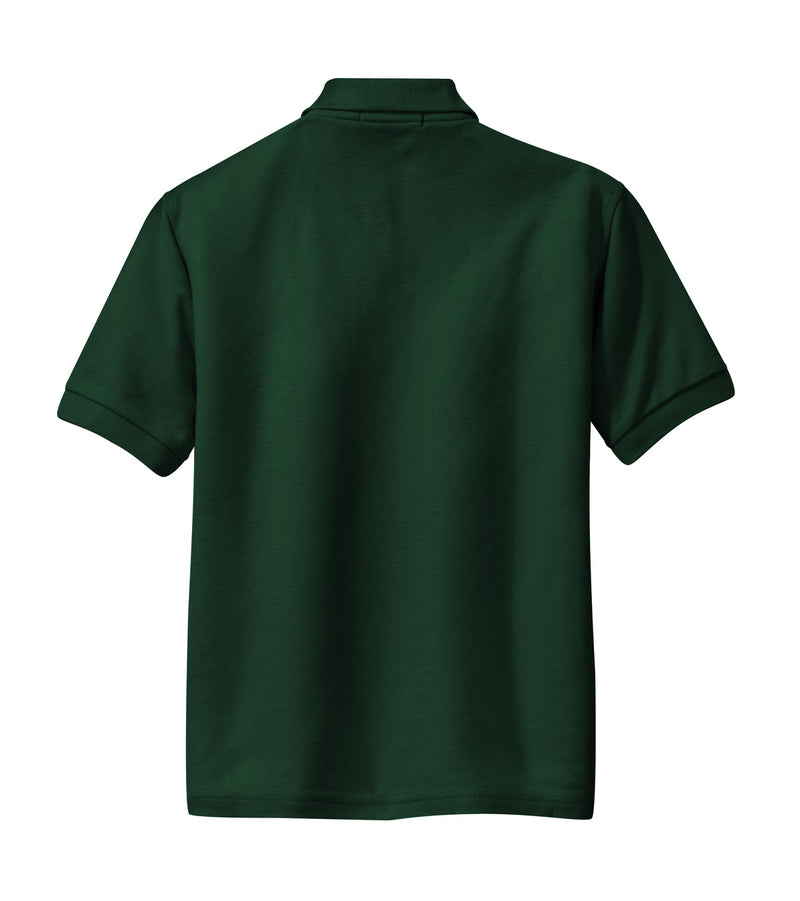 Port Authority Youth Silk Touch Polo - Dark Green