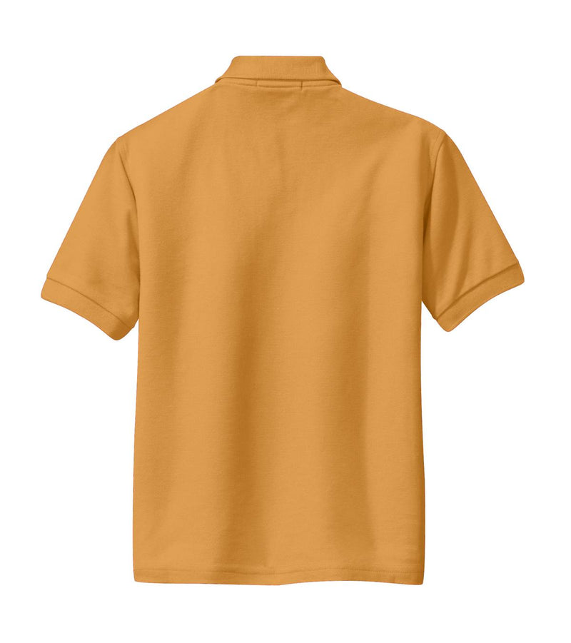 Port Authority Youth Silk Touch Polo - Gold