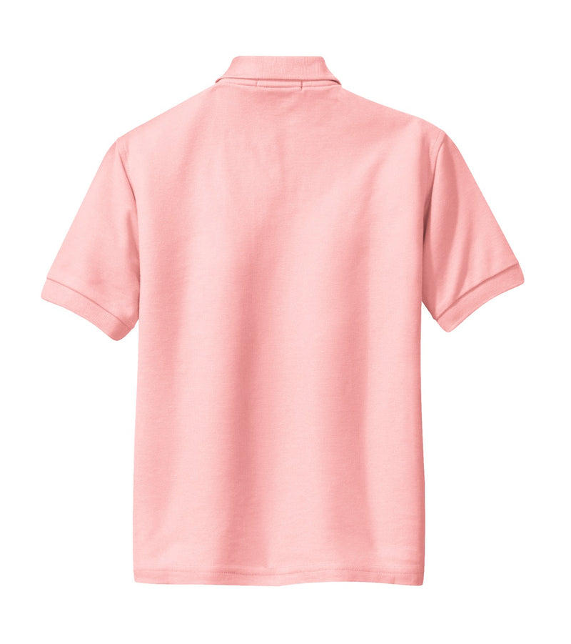 Port Authority Youth Silk Touch Polo - Light Pink