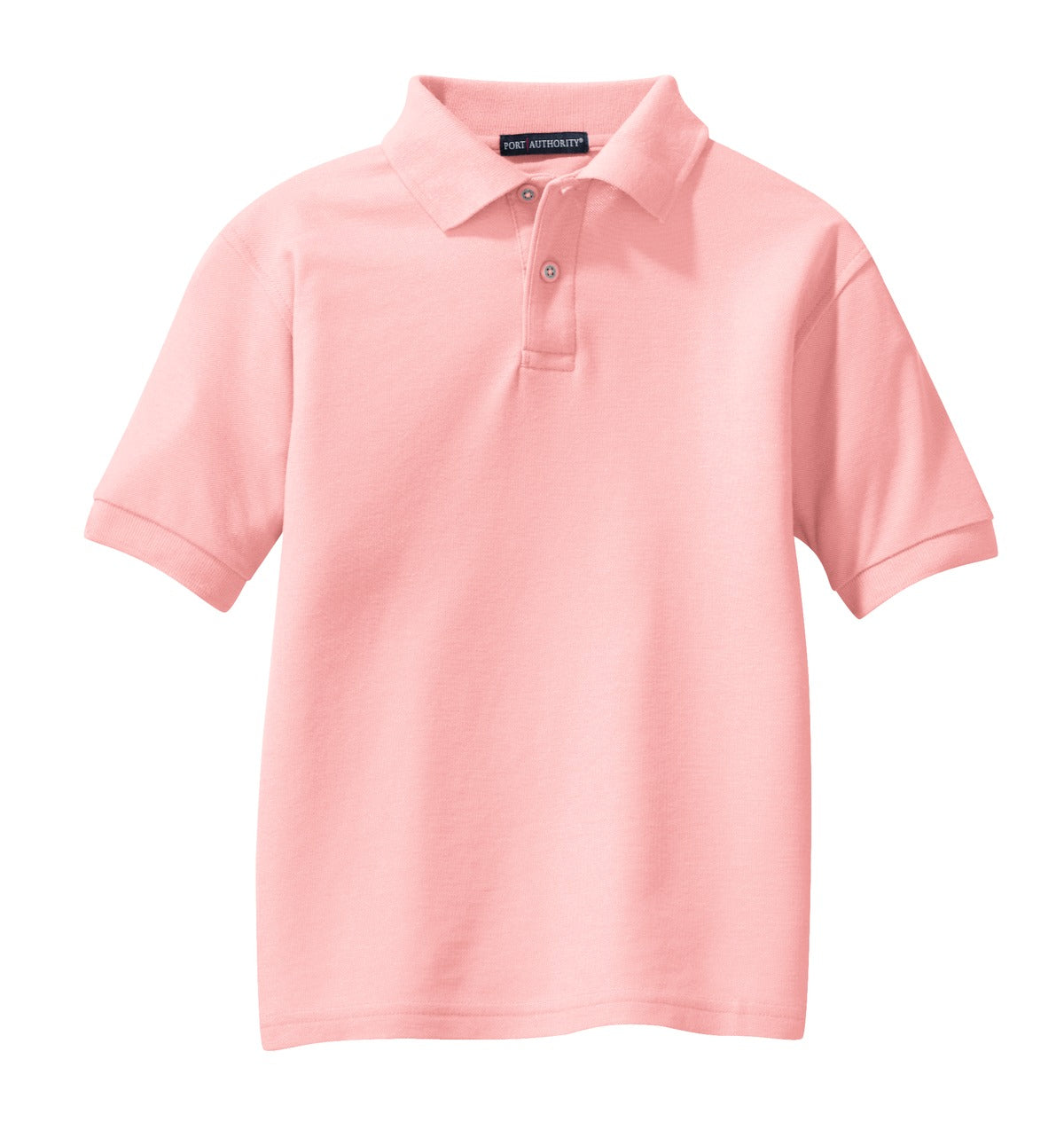 Port Authority Youth Silk Touch Polo - Light Pink