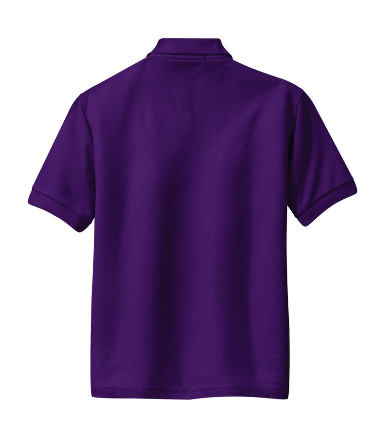 Port Authority Youth Silk Touch Polo - Purple