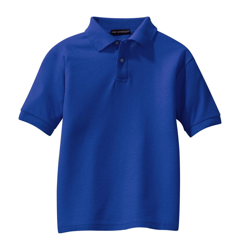 Port Authority Youth Silk Touch Polo - Royal