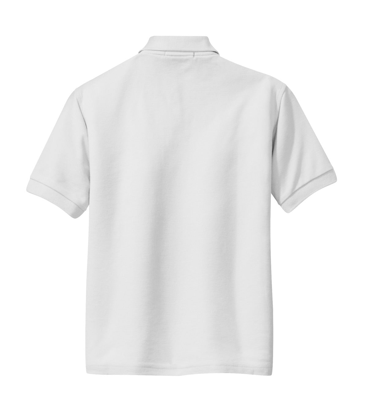 Port Authority Youth Silk Touch Polo - White