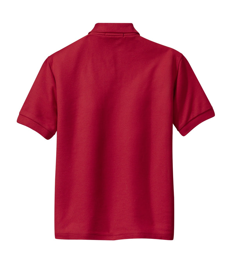 Port Authority Youth Silk Touch Polo - Red
