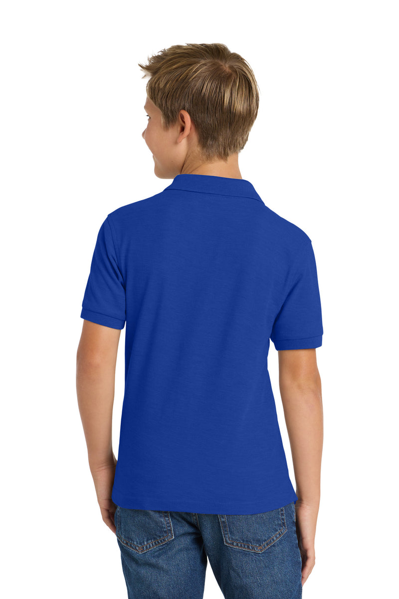 Port Authority Youth Silk Touch Polo - Royal