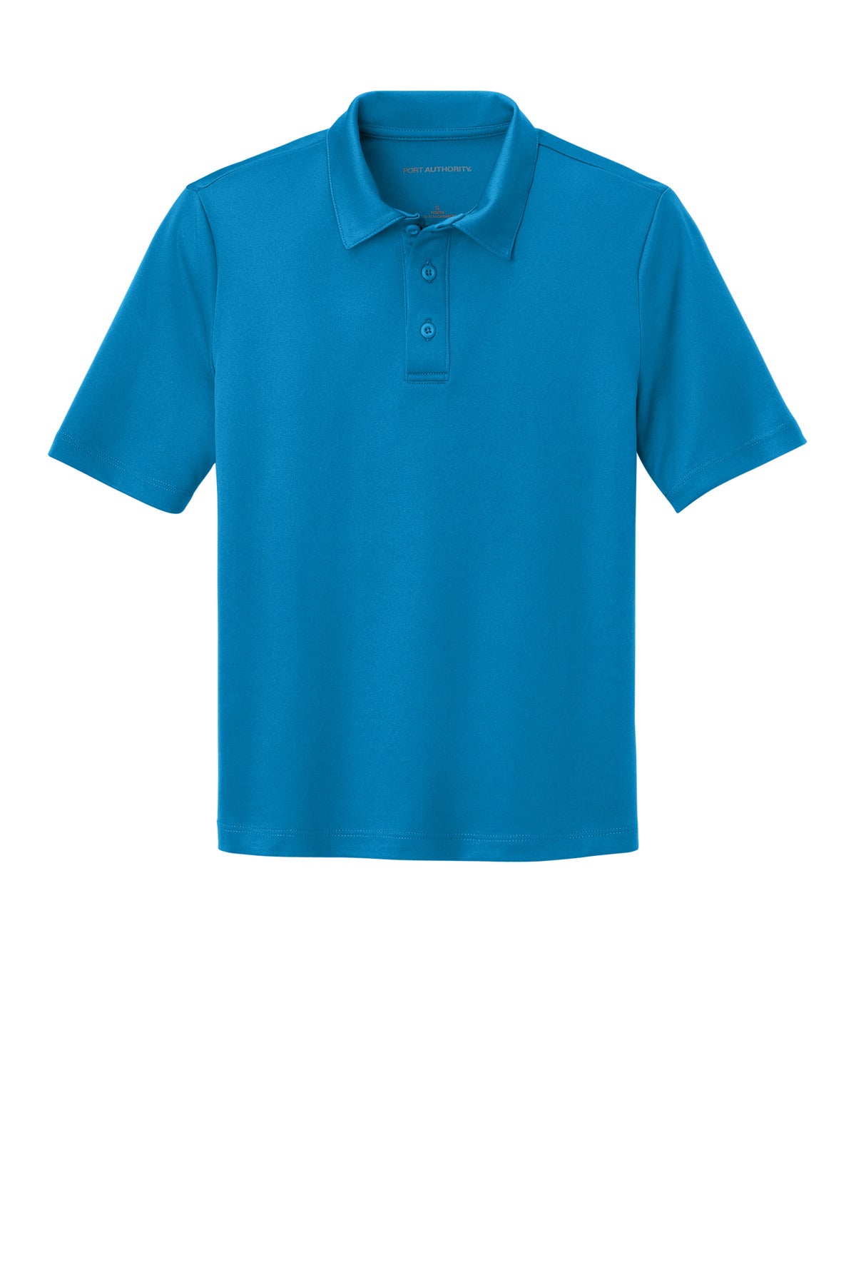 Port Authority Youth Silk Touch Performance Polo - Brilliant Blue